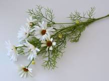 Umělé květiny - Kopretiny bílé