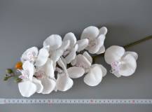 Umělé květiny - Orchidej bílá