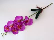Umělé květiny - Orchidej s kořenem