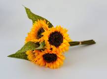 Umělé květy - Kytice slunečnic