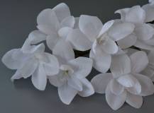 Umělé květy - Orchidej bílá