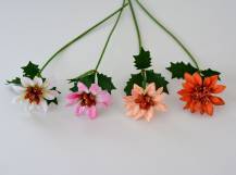 Umělé květy - Poinsettia mini