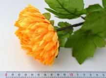 Umělý květ - Chryzantéma dlouhá 1 ks