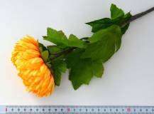 Umělý květ - Chryzantéma dlouhá 1 ks
