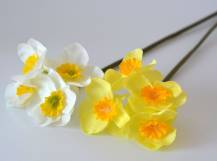 Umělý květ - Narcis 4 ks
