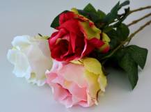 Umělý květ - Růže dlouhá 72 cm