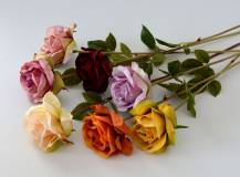 Umělý květ - Růže kvetoucí 43 cm