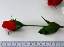 Umělý květ - Růže poupátko 1 ks