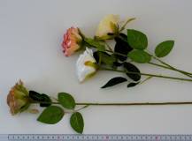 Umělý květ - Růže rozkvetlá 50 cm