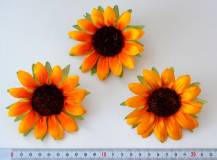Umělý květ - Slunečnice prům. 9 cm - 1 ks
