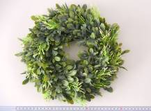 Umělý věnec BUXUS nezdobený prům. 28 cm