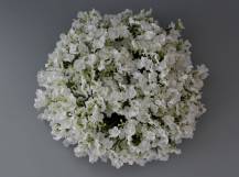 Umělý věnec prům. 25 cm - Gipsophila BÍLÁ