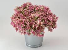 Umělý věnec prům. 25 cm - Gipsophila RŮŽOVÁ
