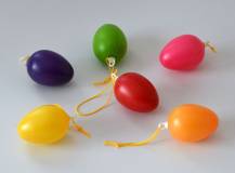 Vajíčka plastová 4 cm - barevný mix 