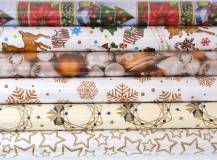 Vánoční balicí papír 200 x 70 cm - MIX 1