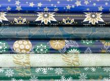 Vánoční balicí papír 200 x 70 cm - MIX 4