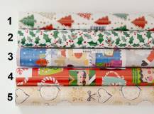 Vánoční balicí papír 500 x 70 cm - MIX A