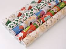 Vánoční balicí papír 500 x 70 cm - MIX A