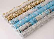 Vánoční balicí papír 500 x 70 cm - MIX B