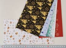 Vánoční papírová obálka 11 x 22 cm