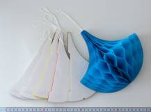Závěsné párty dekorace PŮLKRUH 20 cm - 1 ks