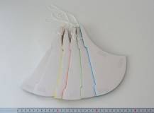 Závěsné párty dekorace PŮLKRUH 20 cm - 1 ks